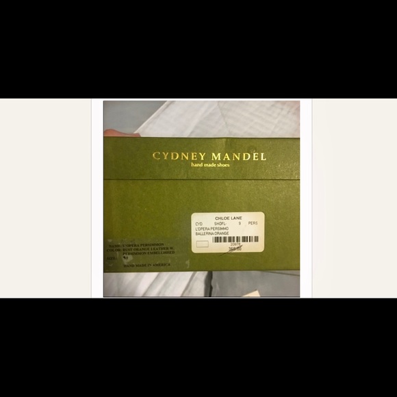 Cydney Mandel L’Opera Persimmon Ballerina Flats 9 - Picture 3 of 11